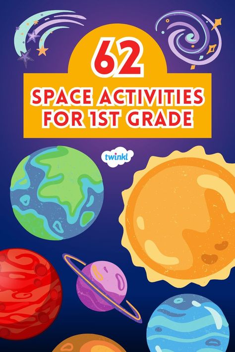 Space Activities for 1st Grade Space Lesson Plans, Space Activities For Kids, Space Lessons, Alien Crafts, Solar System Art, Space Activities, Solar Eclipses, Steam Activities, Apollo 11