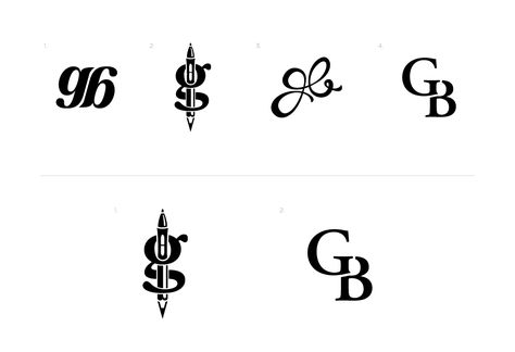 Gb Tattoo, Gb Logo Design, Gb Monogram, G Letter Design, Gb Logo, G Logo Design, Lady Logo, G Letter, Logo Letters