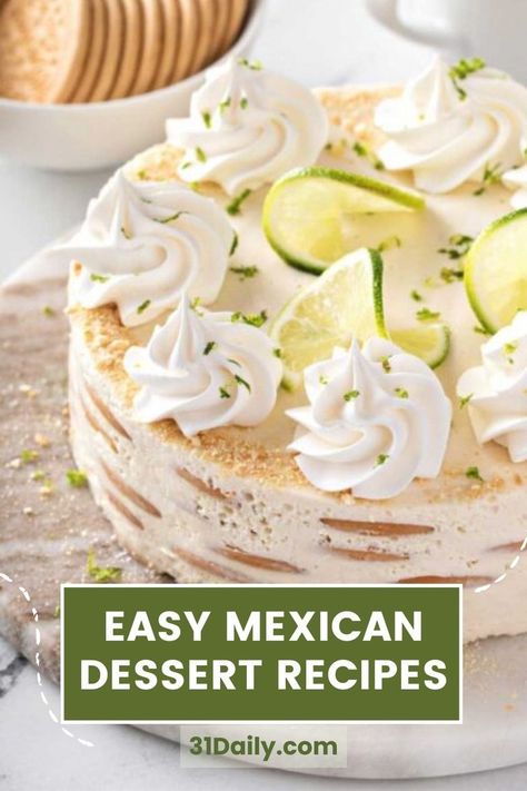 Easy Mexican Food For Party, Mexican Dessert For Party, Mexican Party Theme Food, Mexican Food Recipes Easy Dessert, Tres Leches Desserts, New Mexican Recipes, Mexican Sweets Desserts, Mexican Desert Ideas, Mexican Dessert Recipes Authentic