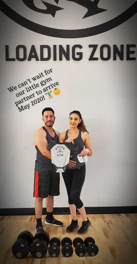 Gym Pregnancy Announcement, Baby Announcements, Baby Gym, Pregnancy Announcement, Baby Announcement, Parenting, Gym