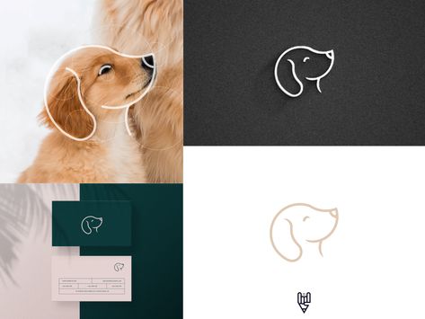 Dog Logo Design Brand Identity, Vet Logo Design, Dog Logos Ideas, Dog Walking Logo, Animal Shelter Design, Animal Rescue Ideas, Pet Branding, Dog Logo Design, Logo Dog