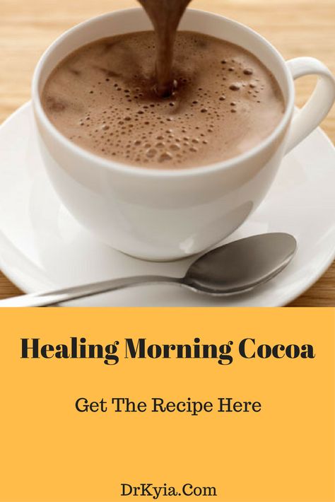 Healthy Cocoa, Warm Drinks Recipes, Healthy Gut Recipes, Cocoa Drink, Gut Healing Recipes, Hot Cocoa Recipe, Cocoa Recipes, Healing Recipes, Dancer Workout