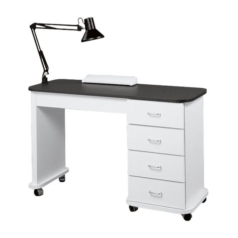 Nail Table Ideas, Manicure Station, Nail Room Ideas, Tech Room, Barber Equipment, Nail Salon Furniture, Nail Station, Technical Schools, Home Nail Salon