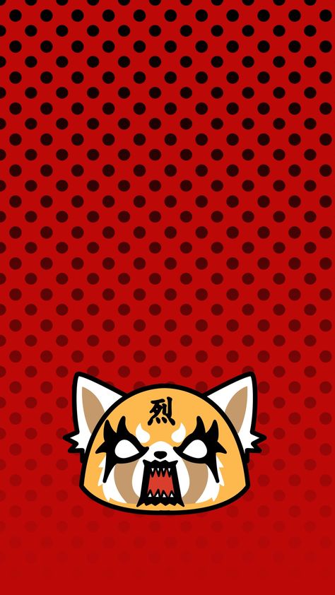 Aggretsuko Wallpaper Iphone, Aggretsuko Wallpaper, Star Overlays, Goth Wallpaper, Hello Kitty Backgrounds, Sanrio Wallpaper, Funny Phone Wallpaper, Anime Best Friends, Cool Art Drawings