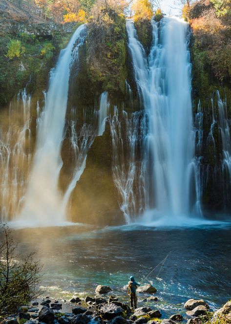 Burney Falls California, Waterfalls In California, California Waterfalls, Burney Falls, Peaceful Living, Bad Photos, Beautiful Waterfalls, Photo Location, Lake Tahoe