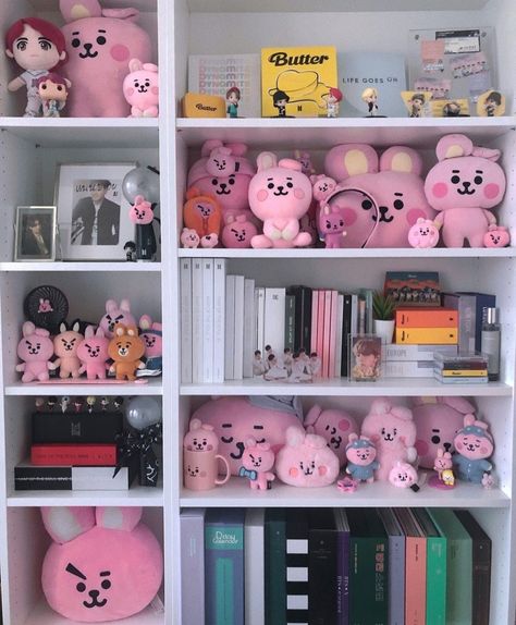 Bt21 Collection, Bt21 Room, Bt21 Plushies, Animation Character Drawings, Army Room Decor, Egyptian Painting, Army Room, Room Redesign, Bts Merch