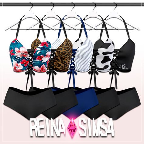 Reina_TS4_2021_BIKINI | Reina Sims4 on Patreon Chanel Beach, Sims Medieval, Mesh Texture, Sims 4 Traits, Sims 4 Cc Kids Clothing, Sims 4 Mm Cc, Sims 4 Body Mods, Sims 4 Gameplay, Sims 4 Mm