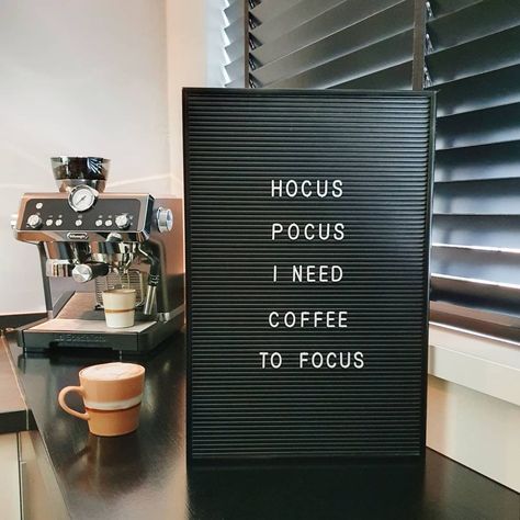 Coffee Shop Letter Board, Coffee Halloween Quotes, Letter Board Quotes Coffee, January Letterboard, Coffee Letter Board, Coffee Shop Quotes, Fall Coffee Bar, Message Board Quotes, Coffee Board