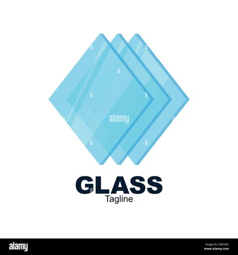 Download this stock vector: Glass Logo Vector Illustration Icon Glass Window company logo icon - 2WJ784C from Alamy's library of millions of high resolution stock photos, illustrations and vectors.