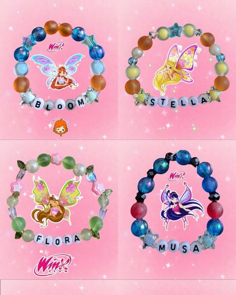 I love Winx Club , which is your fave character? 💕✨ mine is bloom 🧡🔥 Available on my Etsy: https://www.etsy.com/de/shop/lifeimitatesartby 💕 ~ 7,20€ each Winx Bracelets, Bracelet Ideas, Winx Club, Friendship Bracelets, I Love, Bracelet, On Instagram, Quick Saves, Instagram