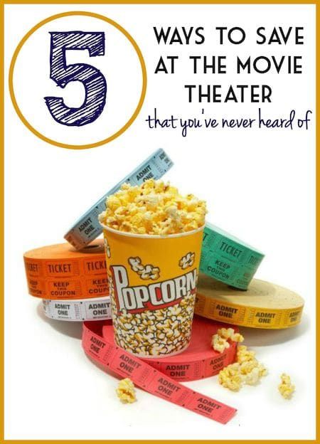 5 Ways to Save Money at the Movie Theater - With these thrifty tips for paying less for movie tickets you can save big bucks on your next trip to the movies! #ThriftyTips #SavingMoney #movies The Movie Theater, Money Saving Advice, Help Save Money, Money Saving Plan, Big Bucks, Finance Saving, Movie Tickets, Frugal Tips, How To Save Money