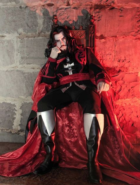 Castlevania Cosplay, Dracula Cosplay, Dracula Castlevania, Castlevania Dracula, Castlevania Netflix, Alucard Castlevania, Castlevania Anime, Witch Coven, Photo On Wood