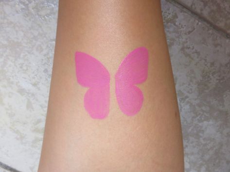 Paint A Butterfly, Skin Painting, Butterfly Face Paint, Cheek Art, Skin Paint, Butterfly Face, Cartoon Butterfly, Face Painting Easy, Living Art