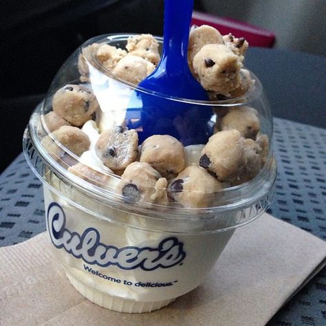 Have you ever been to culver? I will tell you about it.  Culver's is located on Sunset dr. in Waukesha WI.  The type of food they have is ice cream, chicken finger, hamburger ,shakes and french fries. the restaurant  looks clean  and there are booths, chairs and table. Culvers Ice Cream, Culver’s Ice Cream, Ice Cream Chicken, Chicken Finger, Cream Chicken, Cookie Dough Ice Cream, Junk Food Snacks, Chicken Fingers, Food Babe