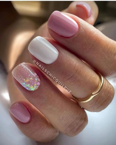 Cute and stylish acrylic nail art ideas you should try in 2023 | Spring Nail Art Gel Pink Romantic Nails, August September Nails 2023, Poder Dip Nails, Subtle Gel Nail Designs, 2 Color Manicure Ideas, Short Gel Nails Pink Natural, Wedding Party Nails Simple, Gel Nail Designs For Spring 2023, Petite Nail Designs