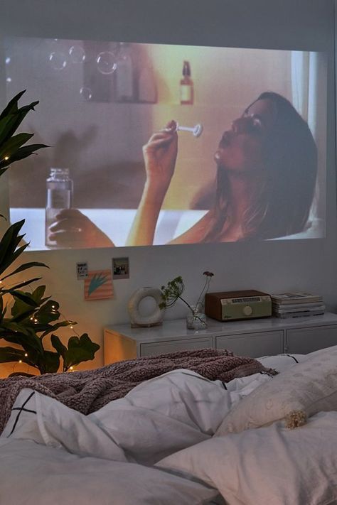 Mini Projector, Projector, Theater, Tv, On Twitter, Bed, Twitter