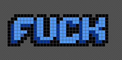 Very Easy Doodles, Pixel Art Name, 14x14 Pixel Art, Uno Reverse Card Pixel Art, Pixel Art Words, Pixel Art Pattern Easy Small Cute, Minecraft Pixel Art Easy, Pixel Art Letters, Emo Pixel Art