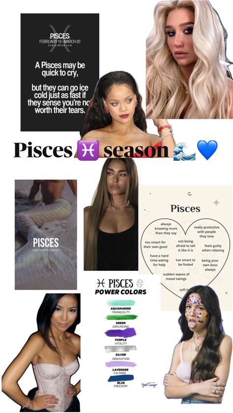 Pisces aesthetic March birthday February birthday baddie celebrities entertainment springtime women facts February Pisces, Birthday Baddie, Pisces Aesthetic, March Pisces, Pisces Season, Women Facts, Pisces Woman, March Birthday, February Birthday