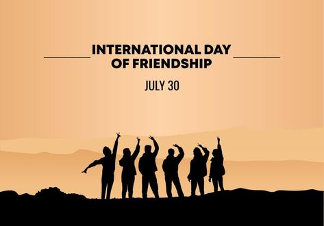 International friendship day background banner poster with six people group. International Friendship Day Poster, Friendship Day Poster, Friendship Day Background, International Friendship Day, People Group, Day Background, Friendship Day, International Day, Background Banner