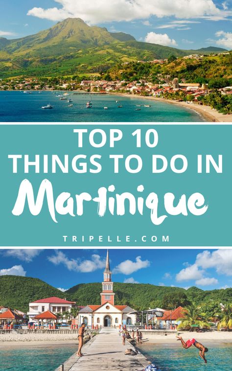 Martinique is a French overseas region and one of the jewels of the Caribbean. If you’re looking for the perfect spot for that next vacation, Martinique should be toward the top of your list. In this guide, we’ll go over what you need to know about #Martinique and examine the ten best things to do in this one-of-a-kind #Caribbean nation. Click to read the full guide. #Martinquetravel #travelguide #vacationideas Martinique Island, French Caribbean, Caribbean Villas, Travel 2024, Caribbean Destinations, Beach Destinations, Lesser Antilles, Travel France, Destination Ideas