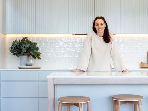 The Stables' Catherine Heraghty reveals the kitchen design processes behind her contemporary Australian forever home vs. her coastal investment property. Stables Interior, Kitchen Rules, The Stables, Duplex House Plans, Coastal Bathrooms, Duplex House Design, Small House Plan, Coastal Interiors, Interior Stylist