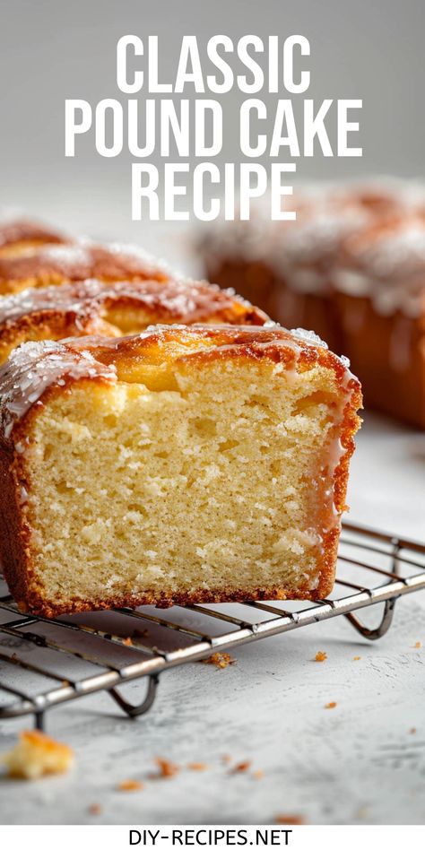 Enjoy a classic pound cake recipe that’s sure to impress. Perfectly moist and simple to make. Pound Cake Loaf Pan, Super Moist Pound Cake, Small Pound Cake Recipe, Moist Pound Cake Recipes From Scratch, Vanilla Pound Cake Recipes Moist, Loaf Pound Cake Recipes, Pound Cake Recipes From Scratch, Easy Pound Cake Recipes, Grandma's Pound Cake Recipe