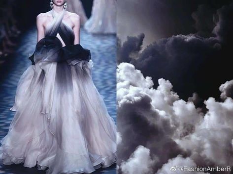 Fashion Show Themes, Rain Fashion, Long Blouse Designs, Cloud Theme, Nature Inspired Fashion, Crazy Costumes, Pink Ball Gown, Pastel Girl, Nature Dress