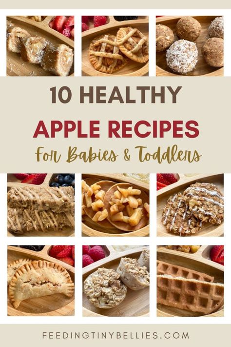 Carrot Bites, Apple Recipes For Kids, Healthy Apple Recipes, Tiny Bellies, Apple Baby Food, Apple Oatmeal Cookies, Oatmeal Bites, Apple Recipes Healthy, Easy Breakfast Options