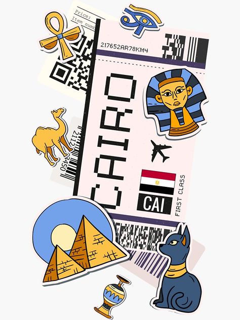 Seniors Jacket, Egypt Stickers, Travel Stickers Printable, Stickers Disney, Senior Jackets, Country Theme, Stickers Printable, Travel Stickers, Cairo Egypt