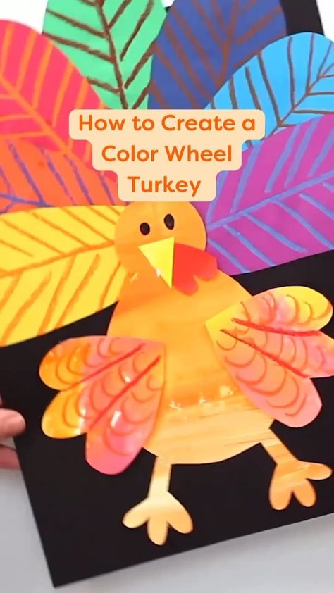 1.7K views · 20 reactions | Is your scrap paper bin stuffed to the brim? ✂️ This Color Wheel Turkey is perfect for finishing off all of those paper leftovers you have lying around your classroom. Plus it’s a great chance to focus on fine motor skills. You can also add in a scoop of color theory and a dash of scissor practice for younger students! 🦃 ❤️ If you don’t have your November Freebie Pack yet, here's the link: https://www.deepspacesparkle.com/what-to-do-in-your-art-room-in-november/ | Thanksgiving Art Elementary, Thanksgiving Elementary Art, Adaptive Art, Paper Bin, Deep Space Sparkle, Turkey Art, Pride Art, Thanksgiving Art, Turkey Colors