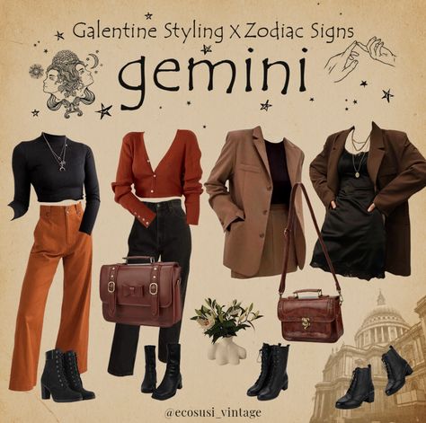 Gemini Style Fashion, Gemini Style Aesthetic, Gemini Rising Outfits, Gemini Lilith, Venus In Gemini Aesthetic Outfits, Gemini Venus Outfits, Gemini Aesthetic Outfit, Gemini Venus Aesthetic Outfits, Venus In Gemini Style