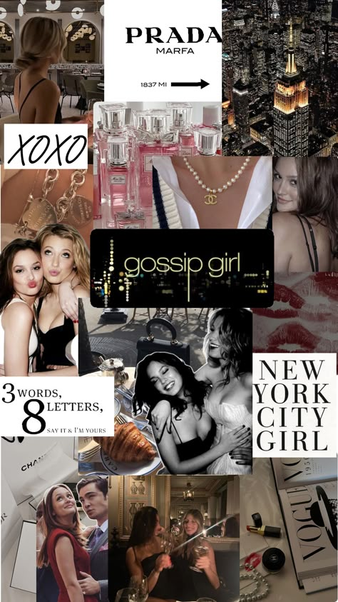 Gossip Girl Collage, Estilo Blair Waldorf, Blair Waldorf Aesthetic, Blair And Serena, Gossip Girl Aesthetic, London Dreams, Xoxo Gossip, Gossip Girls, Girly Movies