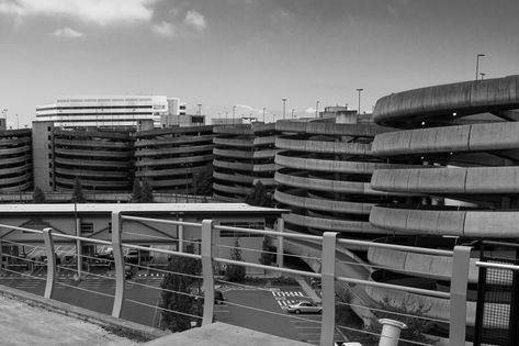 Follow @brutalistparkinggarage and get more of the good stuff by joining Tumblr today. Dive in! Seattle Tacoma International Airport, Contemporary Movement, Parking Structure, Airport Parking, Washington Usa, Deep Winter, Under One Roof, Parking Garage, Brutalism