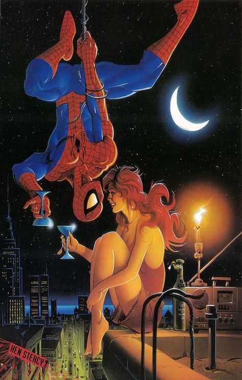 Spider-Man and Mary Jane Marvel Relationships, Silver Age Comic Books, The Amazing Spiderman, Jane Watson, Steve Ditko, Marvel Artwork, Ultimate Spiderman, Marvel Comic Universe, Marvel Comics Art