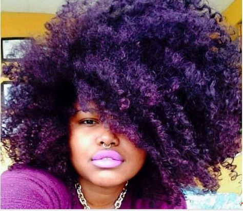 Dyed Afro Hair, Dyed Afro Hair 4c, Afro Hair 4c, Dyed Afro, Purple Natural Hair, Hair 4c, Hair Dyed, Dyed Natural Hair, 4c Natural Hair