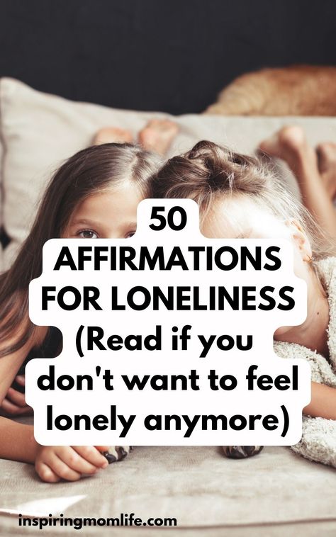 Visit InspiringMomLife.com for more info on: 50 Best Loneliness Affirmations | Daily Affirmations Positive Self Affirmations Morning Affirmations Self Affirmations, Affirmations Positive, Morning Affirmations, Co Parenting, Positive Self Affirmations, Positive Affirmation, Daily Affirmations, Affirmation Quotes, Positive Affirmations