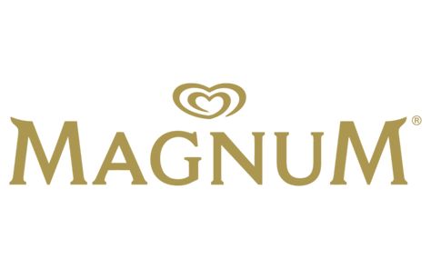 Magnum Logo, Luxury Ice Cream, Food Brand Logos, Magnum Ice Cream, Gourmet Ice Cream, Ice Cream Logo, Aarhus Denmark, Ice Cream Bars, Ice Cream Brands