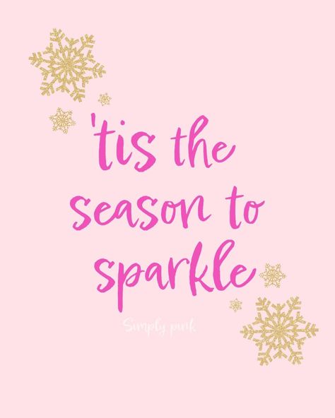 December ✨ Tis the season to sparkle and shine in a pink Christmas glow! 🎄💖 Embracing festive vibes and spreading joy one twinkle at a… | Instagram Pink Christmas Quotes, Pink December, Holiday Sayings, Christmas Widgets, A Pink Christmas, Christmas Sparkle, Pink Xmas, Preppy Christmas, Christmas Wallpapers