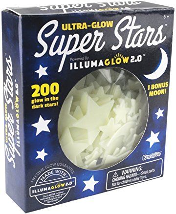 Kangaroo's Ultra Glow in the Dark Stars; 200 Count w/ Bonus Moon Boys Wall Stickers, Glow In The Dark Stars, Dark Ceiling, Dark Stars, Glow Stars, Star Ceiling, Stocking Stuffers For Kids, Bright Rooms, Star Constellations