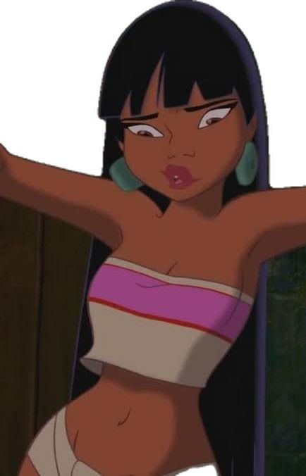 Max Goof Aesthetic, Chel El Dorado Pfp, Light Skin Cartoon Characters, Female Fictional Characters, Terra Aesthetic, Latina Character, Chel El Dorado, Chel Disney, Cartoon Baddies