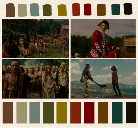 Spring Cinematography, Last Of The Mohicans, Movie Color Palette, Caribbean Homes, Cinema Colours, Movie Aesthetic, Cinema Movie, Spring Palette, Spring Painting