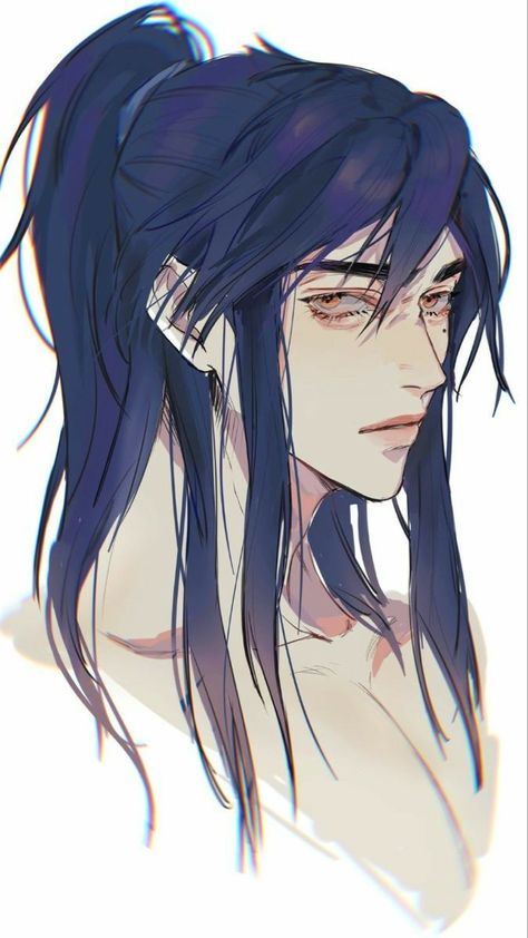 Snake Character Design Male, Comic Book Art Style, Fantasy Hair, Boys Long Hairstyles, Body Drawing, Guy Drawing, Character Design Male, Anime Drawings Boy, Gorgeous Art