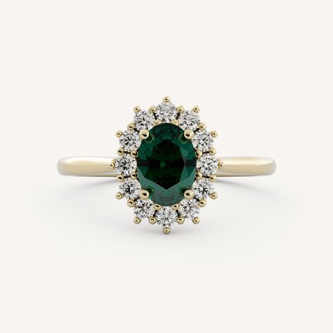 Olive Ave Jewelry, Antique Emerald Engagement Ring, Trendy Engagement Rings, Emerald Ring Vintage, Emerald Wedding Rings, Cute Engagement Rings, Future Engagement Rings, Basket Setting, Emerald Wedding