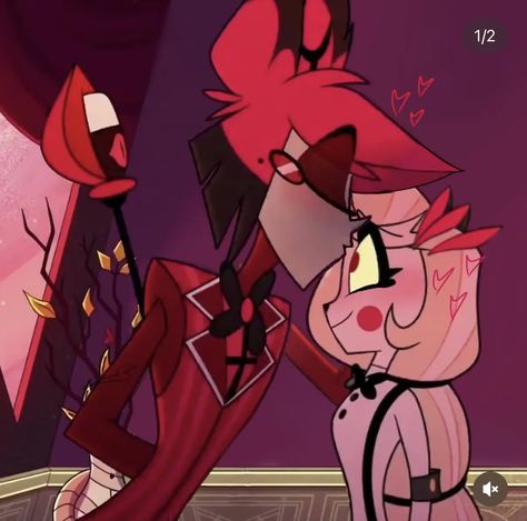 Hazbin Hotel Alastor X Charlie Kiss, Alastor And Charlie Fanart, Hazbin Hotel Charlie X Alastor Fanart, Alastair X Charlie, Charlie X Alastor Fanart, Alastor X Alastor, Alastor X Charlie Fanart, Charlastor Comic, Hazbin Hotel Charlie X Alastor