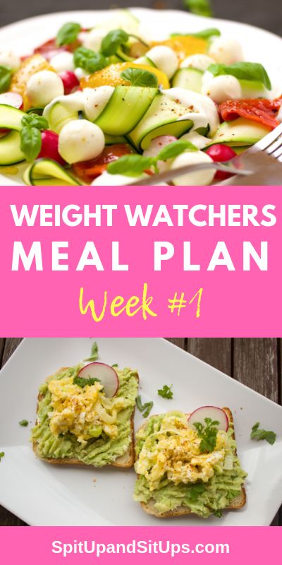 Weight Watchers Meal Plan, Meal Plan Week, Weight Watchers Meal Plans, Cucumber Diet, Weight Watchers Breakfast, Weekly Meal Plan, Low Fat Diets, Smart Points, Nutrition Plans