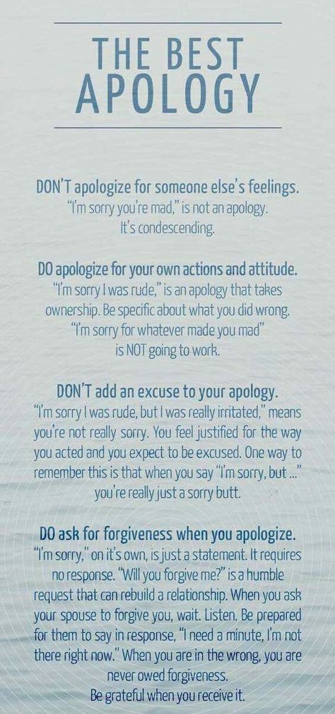 Real apologies, gottman institute, TGI An Apology, Healthy Relationship Tips, Couples Therapy, Relationship Help, Healthy Relationship Advice, Marriage Tips, Mental And Emotional Health, Toxic Relationships, Marriage Advice