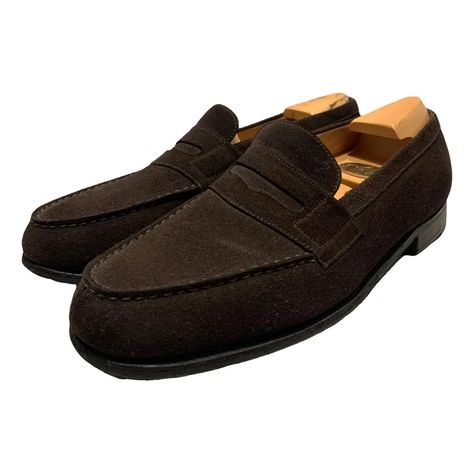 Jm Weston Blue Crocodile Flats Jm Weston, Brown Suede, Men's Shoes, Second Hand, For Men, Wardrobe, Blue, Quick Saves