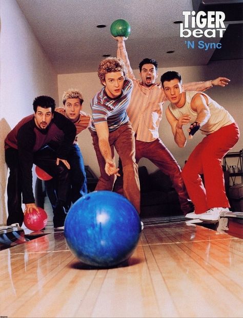 Definitive Proof That Justin Timberlake Has Always Held NSYNC Back Bowling Pictures, Joey Fatone, People Screaming, Tiger Beat, Open Your Heart, Nick Carter, Backstreet Boys, Justin Timberlake, 90s Kids