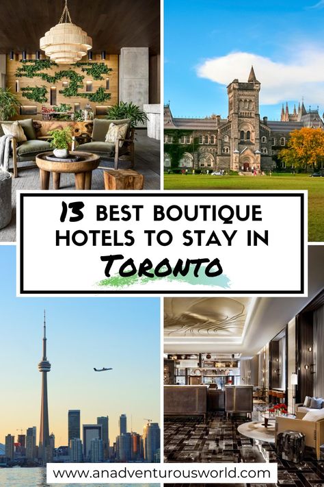 Hotels In Toronto Canada, Coolest Hotels, Toronto Canada Travel, Toronto Hotels, Toronto Travel, Best Boutique Hotels, Ace Hotel, Unique Hotels, Downtown Toronto