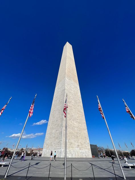 Washington Monument #washingtondc #dc One Point Perspective, Point Perspective, Washington Monument, Usa Flag, Washington Dc, Monument, Washington, Travel, Quick Saves